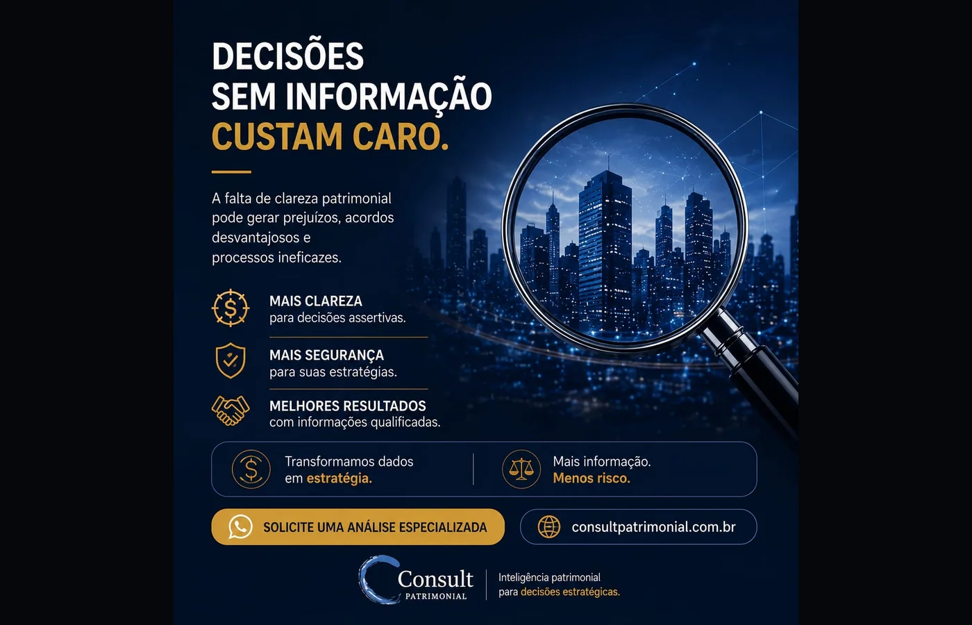 Consult — Decisões com inteligência patrimonial — detalhe visual 1